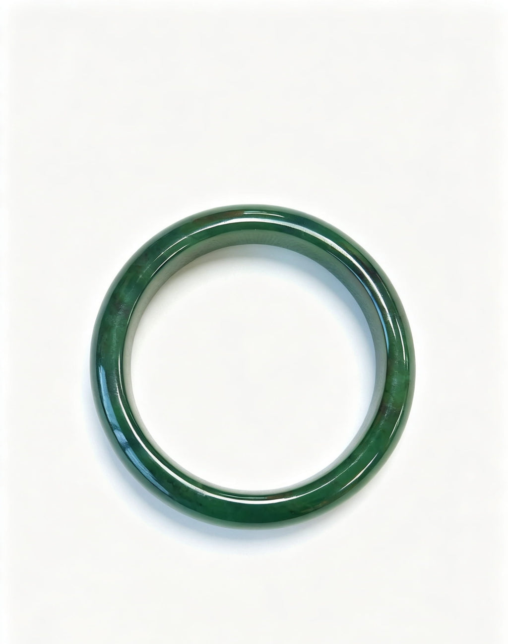 Natural Jasper Jade Wide Bangle