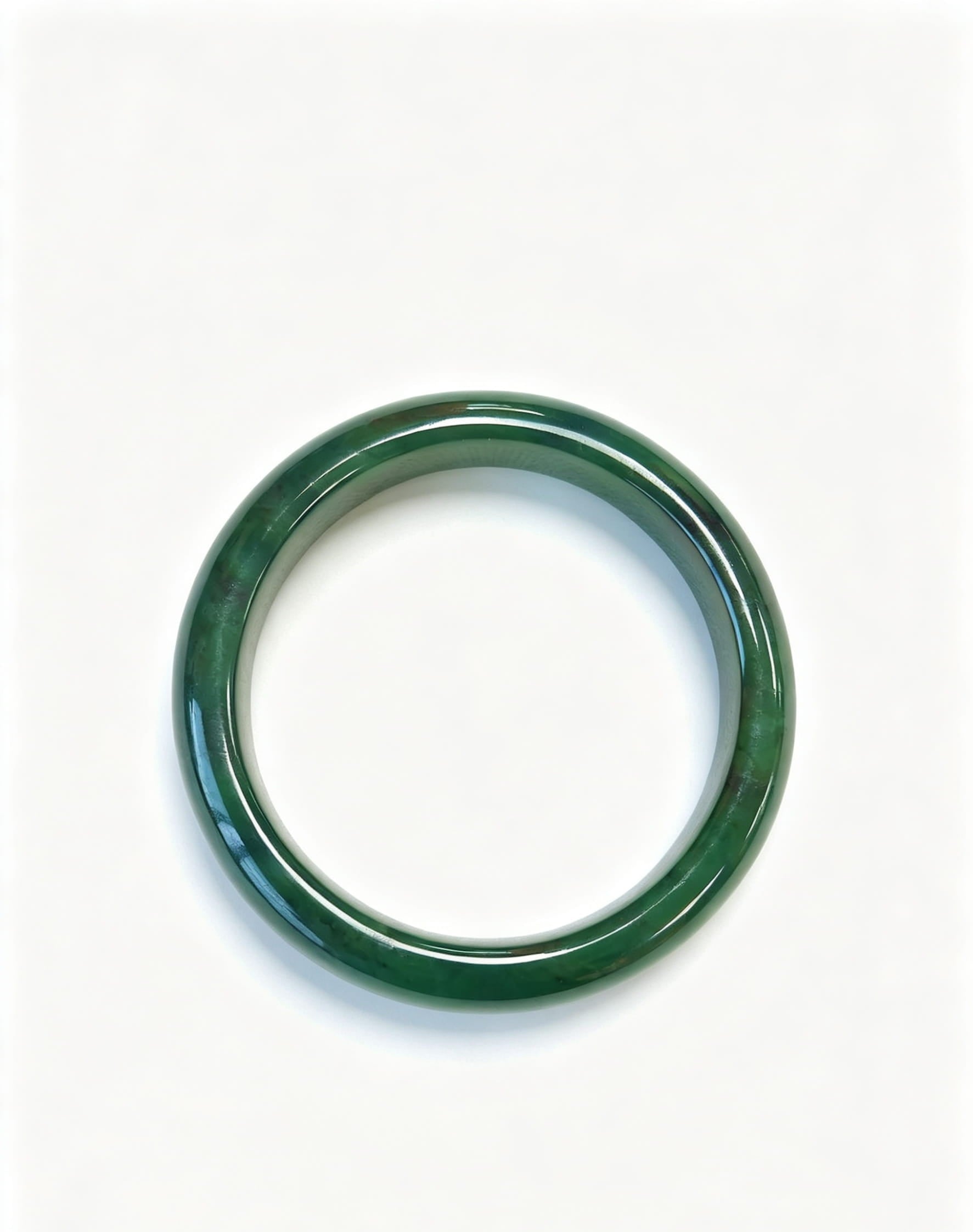 Natural Jasper Jade Wide Bangle