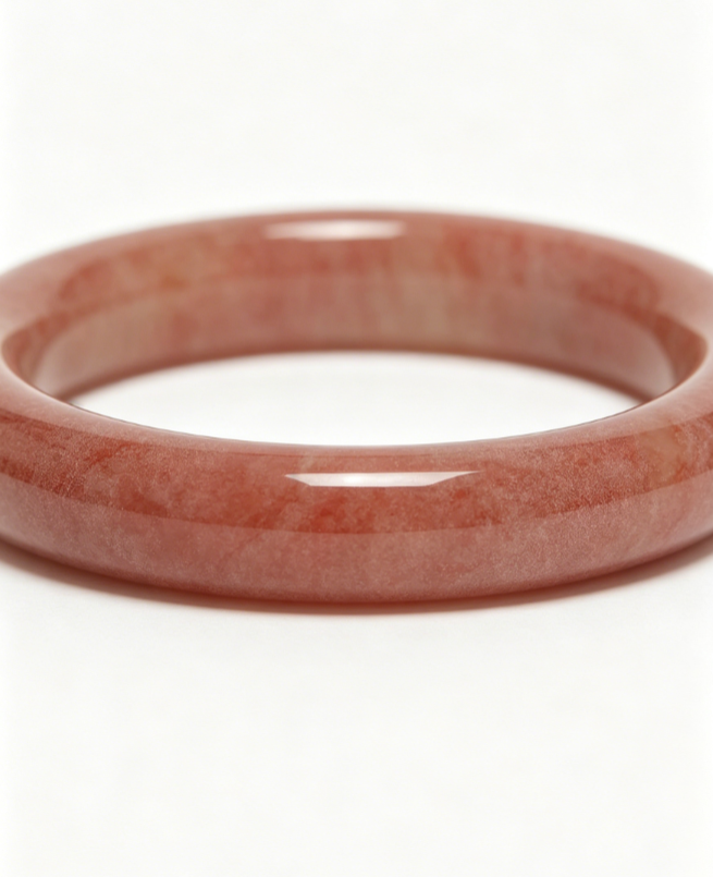 Coral jade bangle——Pink 55