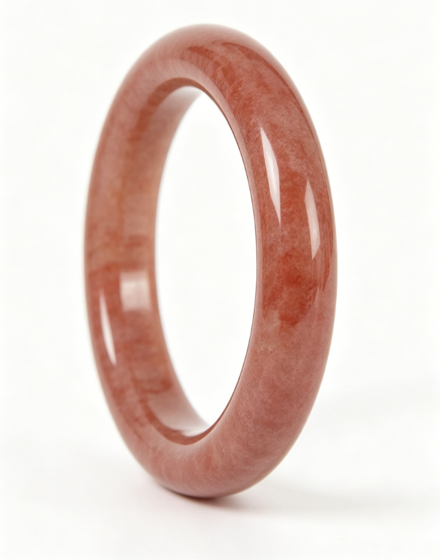 Coral jade bangle——Pink 55