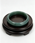 Guatemalan blue water jadeite bangles 55
